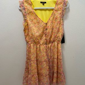 City Studio Orange Dress M